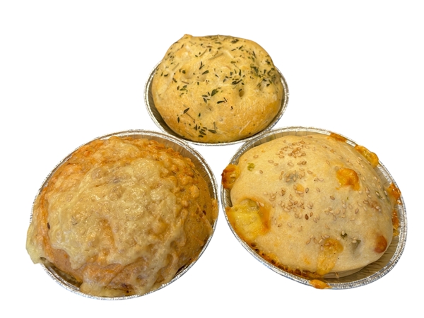 Focaccia BBQ trio